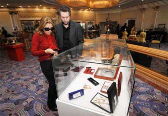Jewellery items of the family of ousted Tunisian dictator Ben Ali