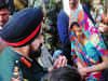Army Chief General Bikram Singh visits Lance Naik Hemraj Singh's family