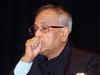 Slogan shouting during President Pranab Mukherjee's address to Parliament