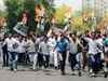 Youth Congress workers protest against BJP, clash with police