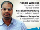 Nimble : A chennai-based startup that helps companies manage their remote assets without human help