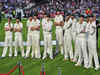 England players irrigate The Oval after ploughing it with scorchers