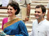 Rahul Gandhi, Priyanka Gandhi hold meeting with Congress workers in Amethi