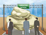 Noida units stuck at road to Greater Noida