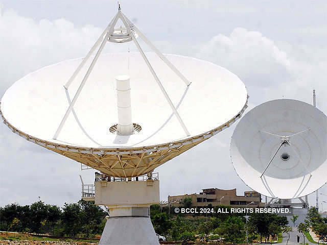 Large satellite dish antennas and facilities of communication