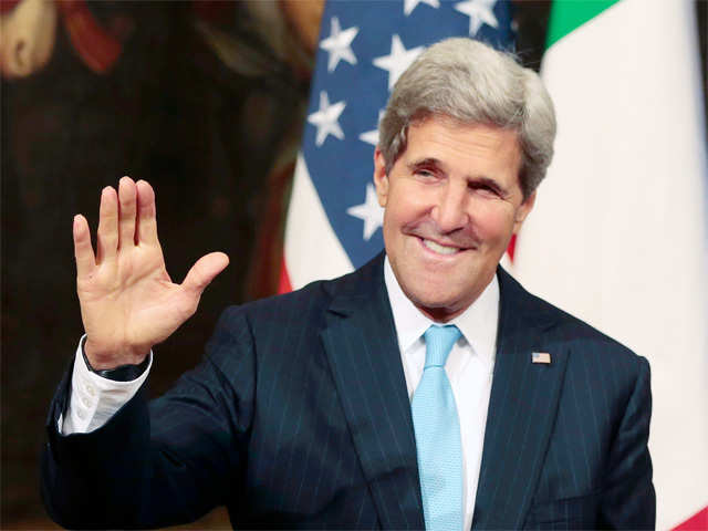 US Secretary of State John Kerry in Rome