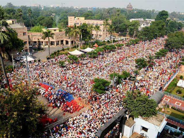 Rally against Bihar government
