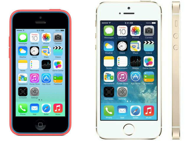 Apple iPhone 5C and 5S