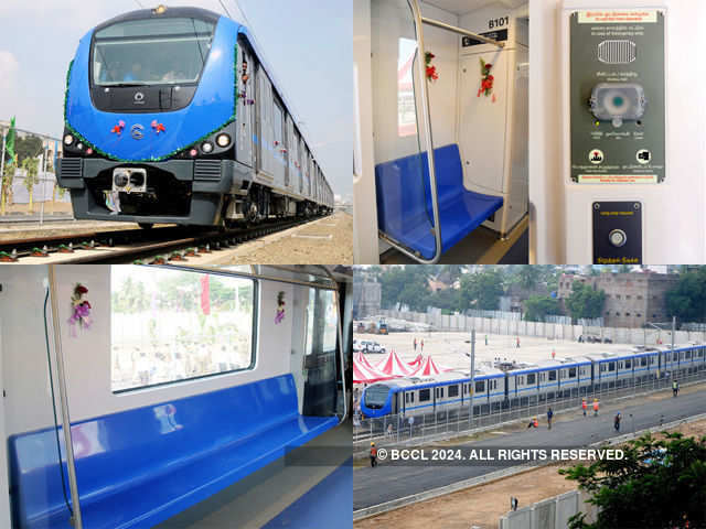Chennai Metro Rail test run