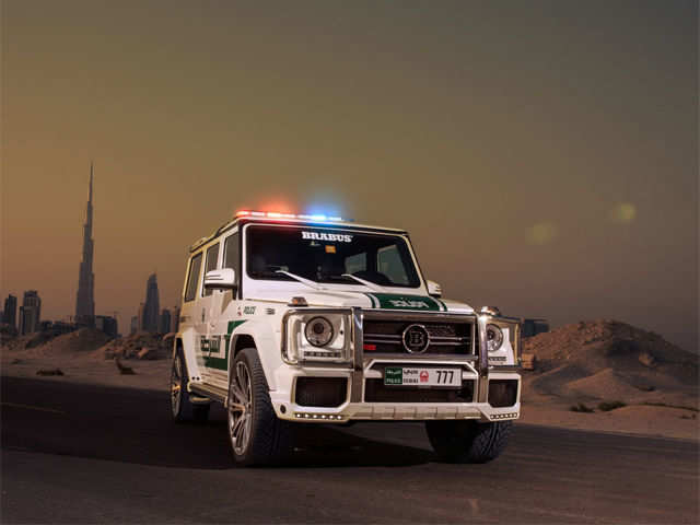 Dubai Police adds the Brabus B63S-700 Widestar