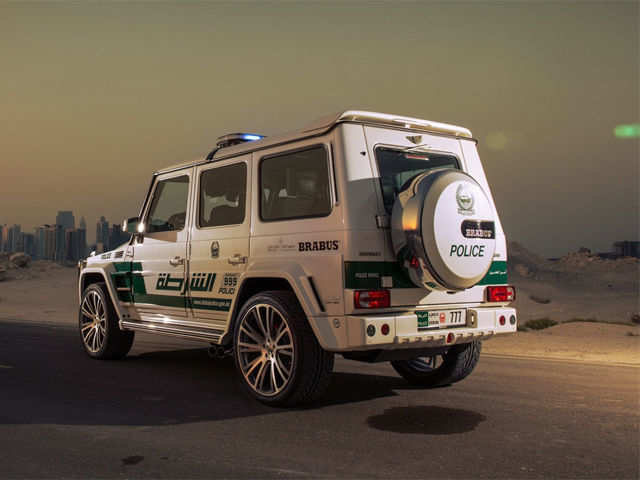 Based On The Mercedes Benz G63 Amg Dubai Police Adds The Brabus B63s 700 Widestar To Its Collection The Economic Times