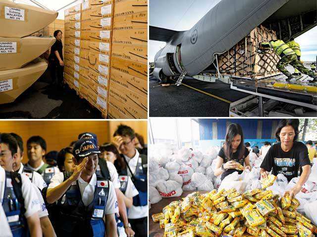 World offers aid for typhoon-ravaged Philippines