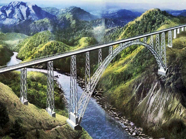 World's highest rail bridge to come up across Chenab river