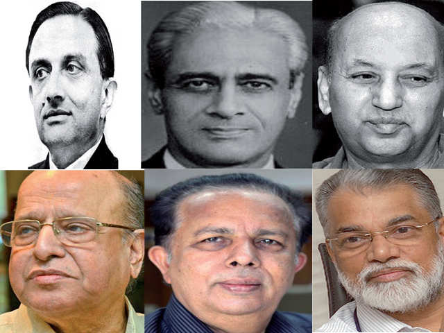 Different ISRO Chairmen over the years