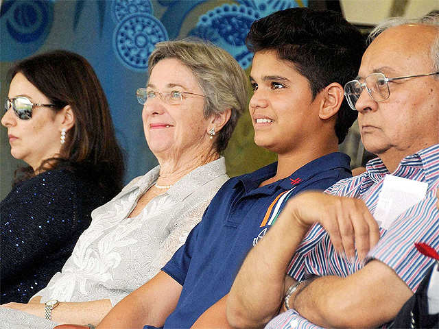 Arjun and Sachin's in-laws