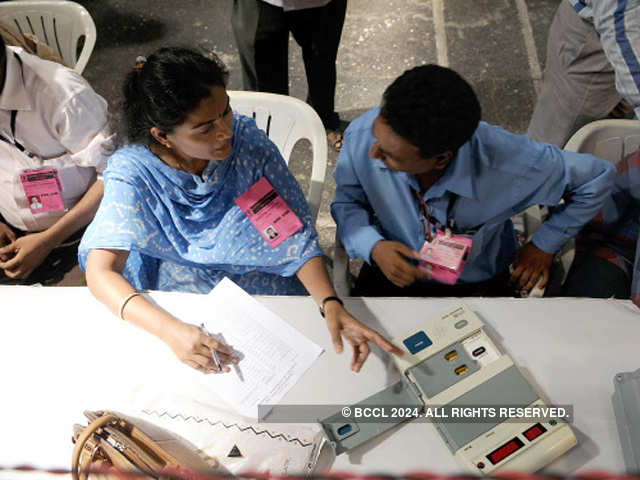 Polling at Bru Relief Camps