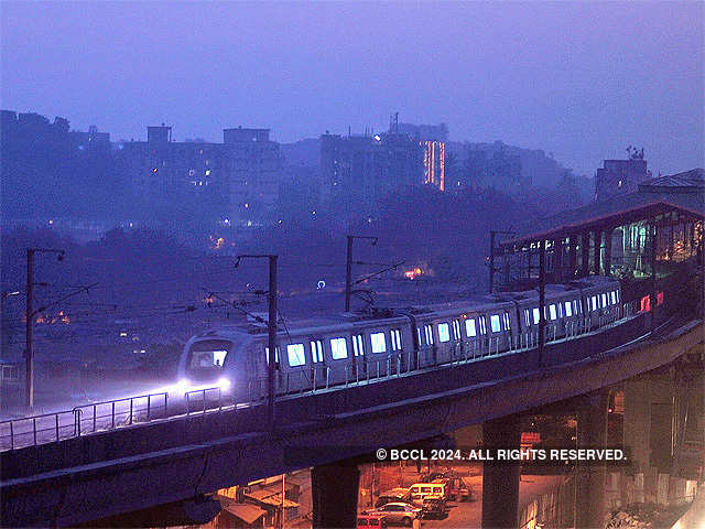 Mumbai Metro Rail trial run