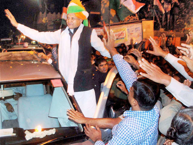 Gehlot at election campaign