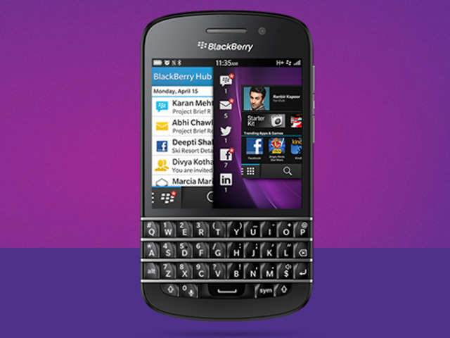 BlackBerry shares climb up