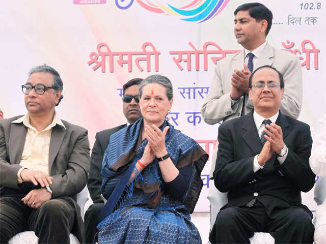 Sonia Gandhi in Rae Bareli