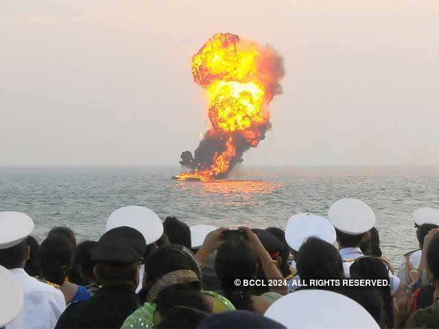 Explosion during Navy Day celebrations