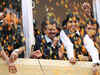 Delhi Elections 2013: Festive celebrations at BJP, AAP offices