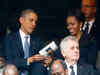 US President Barack Obama pays homage to Nelson Mandela, calls him 'giant of history'