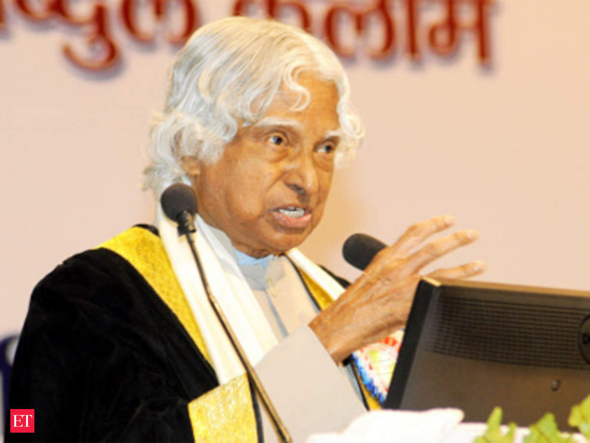 a p j abdul kalam asks youth to start fighting corruption from home - the economic times
