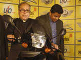 Mukherjee launches scooter