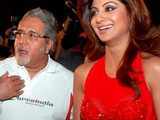 Shilpa with Vijay Mallya at a car launch 
