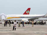 First landing at Hyderabad's new airport