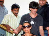 Shahrukh Khan with Gauri at IPL bidding