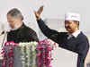 Elderly gather to witness Arvind Kejriwal take oath as Delhi CM