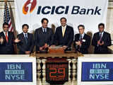 ICICI ringing the closing bell at the NYSE