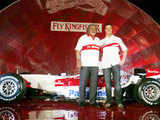 Vijay Mallya with Ralf Schumacher
