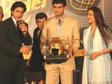 Shah Rukh Khan with IPL team