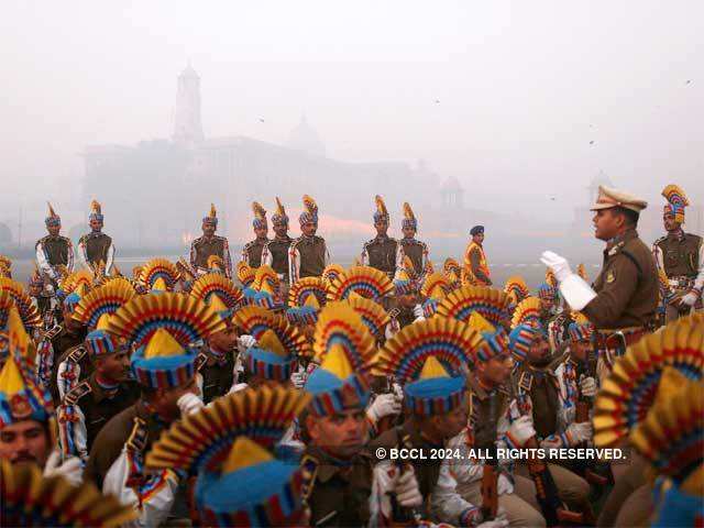 Rehearsal for Republic Day parade