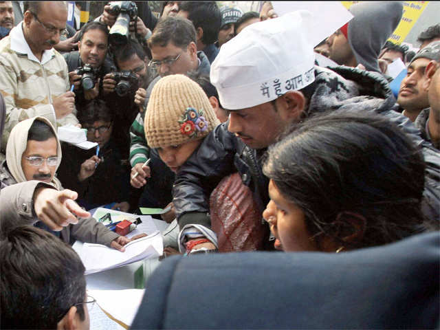 Kejriwal attends 'Janata Darbar'