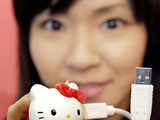 Hello Kitty shaped USB memory