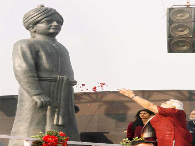 Narendra Modi pays tribute to Swami Vivekananda