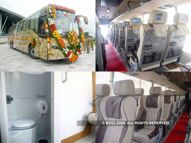 Sleeper AC bus services for inter-city travel