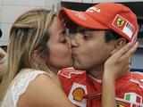 Kiss of success for Massa