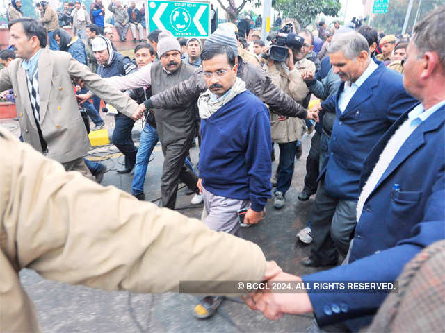 AAP's Dharna: How the political drama unfolded