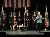 Hillary Clinton at a fundraising event