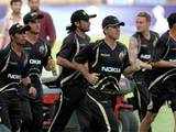 Kolkata Knight Riders at practice session