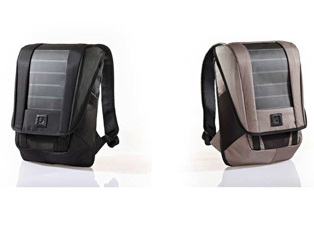 Solar Trekking Backpack T005 with solar panel, battery bank and mobile –  Recycle.Green