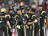 Sourav Ganguly celebrates with teammates