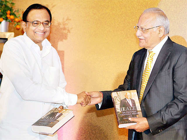 Launch of Prathap C Reddy's biography the 'Healer'