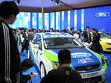 Ford Focus on display at the auto Show