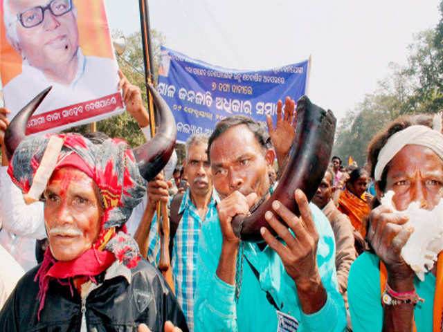 Tribals rally for tribal rights in Bhubaneswar
